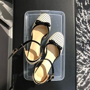 Pony Hair Dots Vintage Leather Pumps Sz6